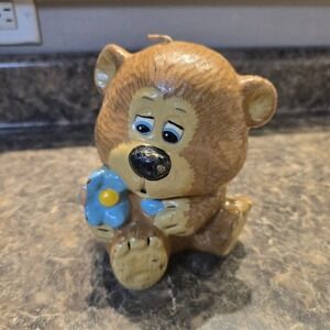 Wicks "N" Sticks Bear‎ Candle Vintage